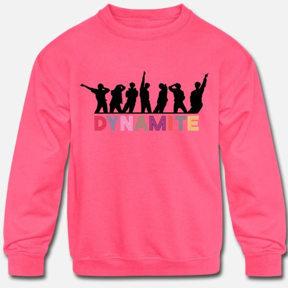 BTS Dynamite Youth Sweatshirt, BTS Kids Shirt - Picture 1 of 1